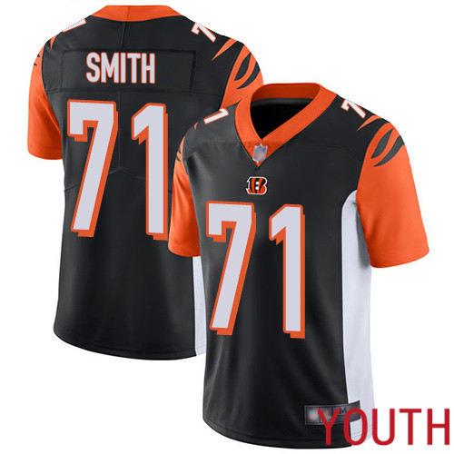 Cincinnati Bengals Limited Black Youth Andre Smith Home Jersey NFL Footballl #71 Vapor Untouchable->women nfl jersey->Women Jersey